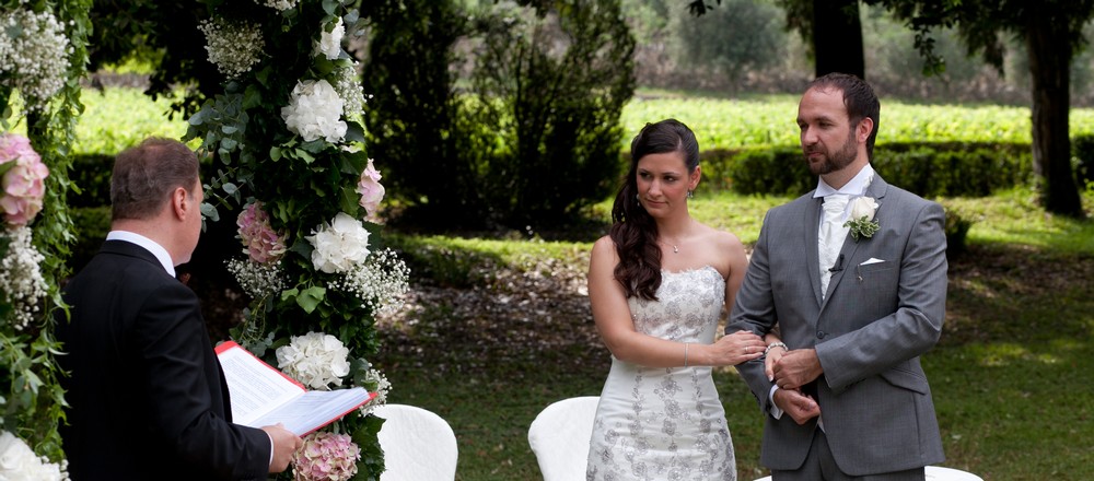 Legal Italian Civil Wedding Ceremony at Villa Giona